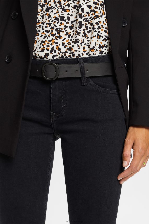 dodatki sl Esprit ženske usnjeni pas Črna 6X44619