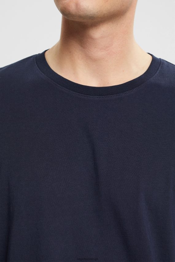 dolgi rokav sl Esprit moški majica z dolgimi rokavi iz džersija mornarica 6X446948