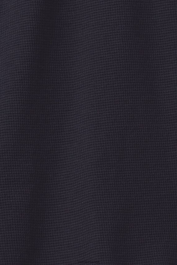 dolgi rokav sl Esprit moški vafelj majica z dolgimi rokavi, 100% bombaž mornarica 6X446822