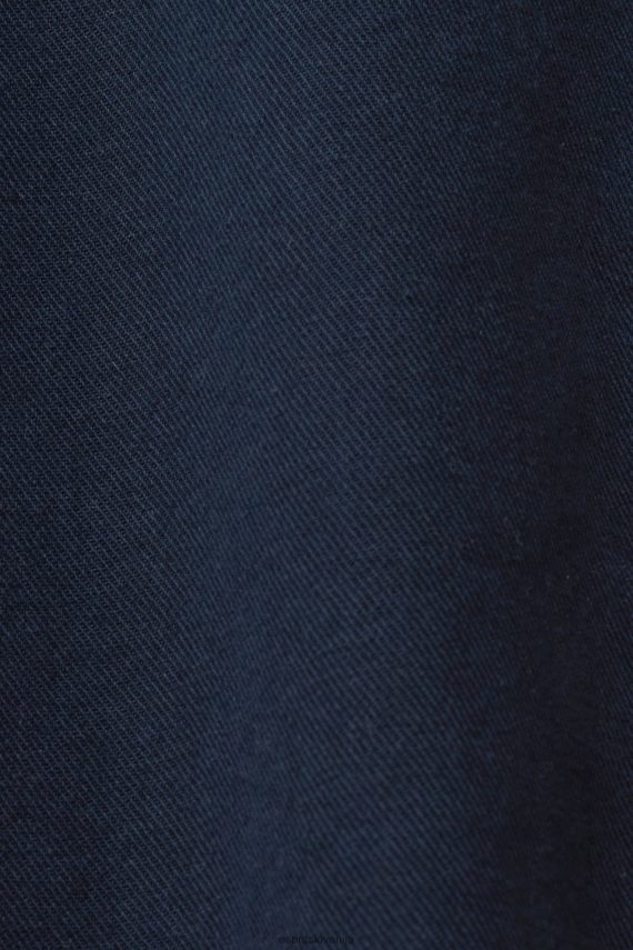 jakne sl Esprit moški blazer jakna iz bombažnega keperja mornarica 6X446621