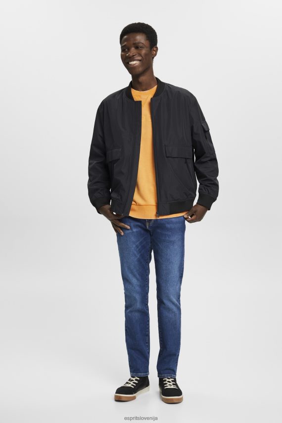jakne sl Esprit moški jakna v stilu bomberja Črna 6X446766