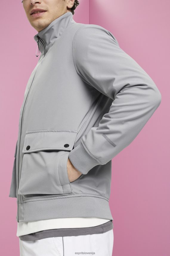 jakne sl Esprit moški softshell jakna ribja kost srednje siva 6X446729