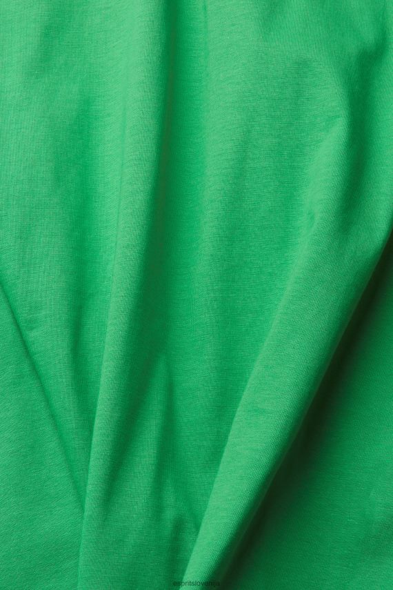 majice s kratkimi rokavi sl Esprit moški majica iz džersija z izvezenim logotipom zelena 6X446916