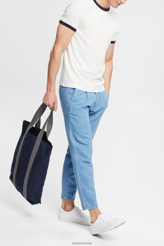 majice s kratkimi rokavi sl Esprit moški majica s kratkimi rokavi umazano bela 6X446954