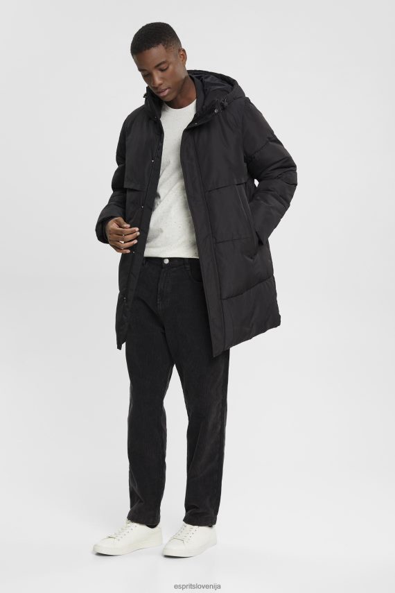 majice s kratkimi rokavi sl Esprit moški majica s pikčastim jerseyjem bela 6X446779