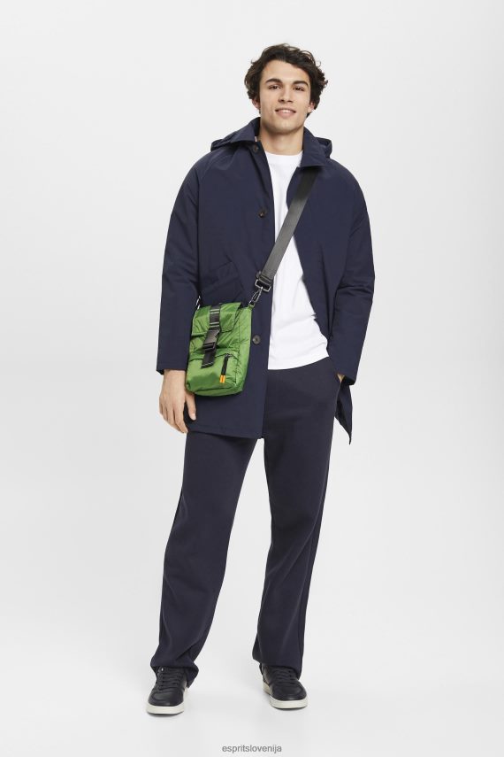 majice s kratkimi rokavi sl Esprit moški majica s potiskom logotipa bela 6X446599