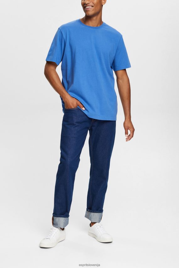 majice s kratkimi rokavi sl Esprit moški navadna majica s kratkimi rokavi modra 6X446931