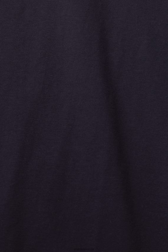 majice s kratkimi rokavi sl Esprit moški prevelika majica iz džersija mornarica 6X446843