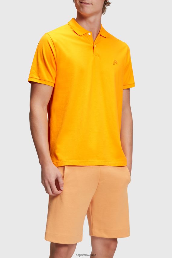 polos sl Esprit moški delfin teniški klub classic polo oranžna 6X446892