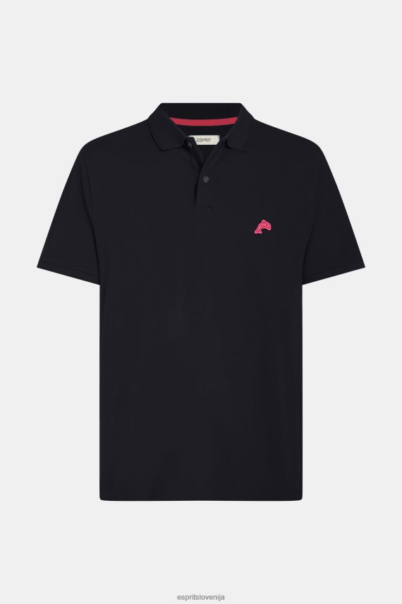 polos sl Esprit moški delfin teniški klub classic polo Črna 6X446891