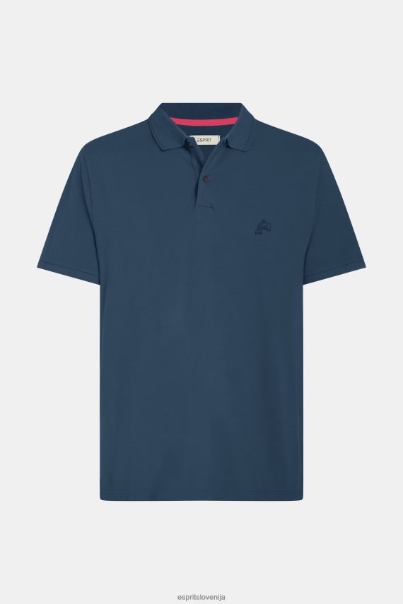 polos sl Esprit moški delfin teniški klub classic polo temno modra 6X446874