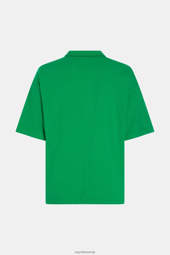 polos sl Esprit moški teniški klub delfin sproščeno polo zelena 6X446875