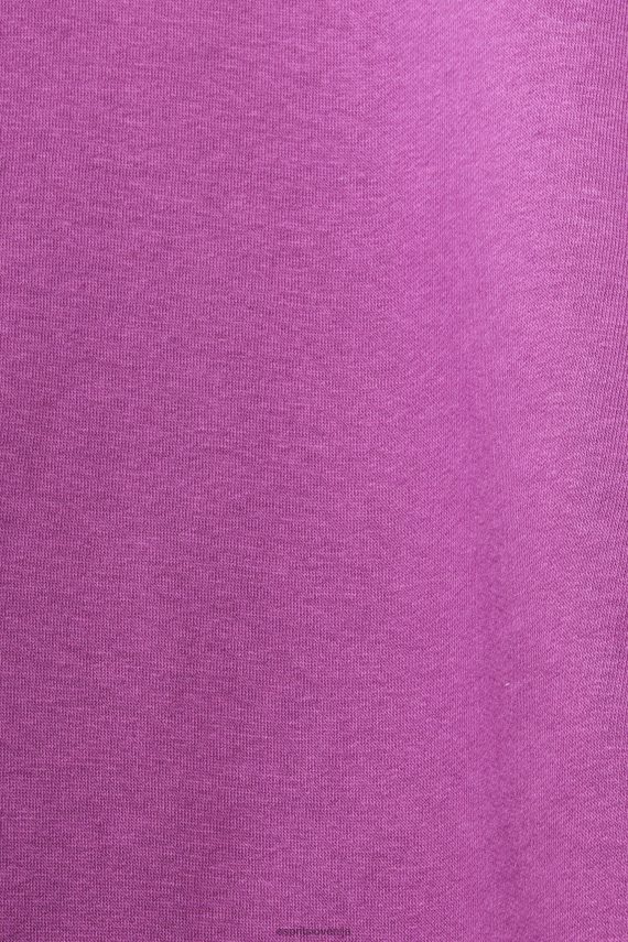 puloverji in puloverji s kapuco sl Esprit moški dvobarvni pulover s kapuco vijolična 6X446938