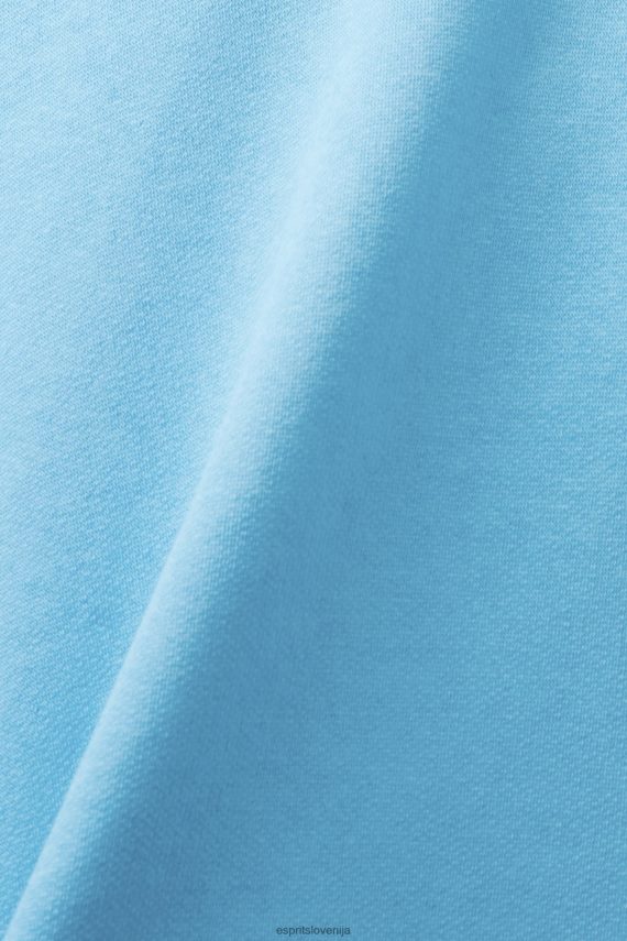 puloverji in puloverji s kapuco sl Esprit moški pulover s kapuco iz recikliranega materiala turkizna 6X446682