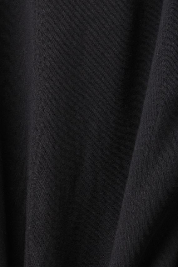 puloverji in puloverji s kapuco sl Esprit moški pulover s kapuco na zadrgo po celotni dolžini Črna 6X446633