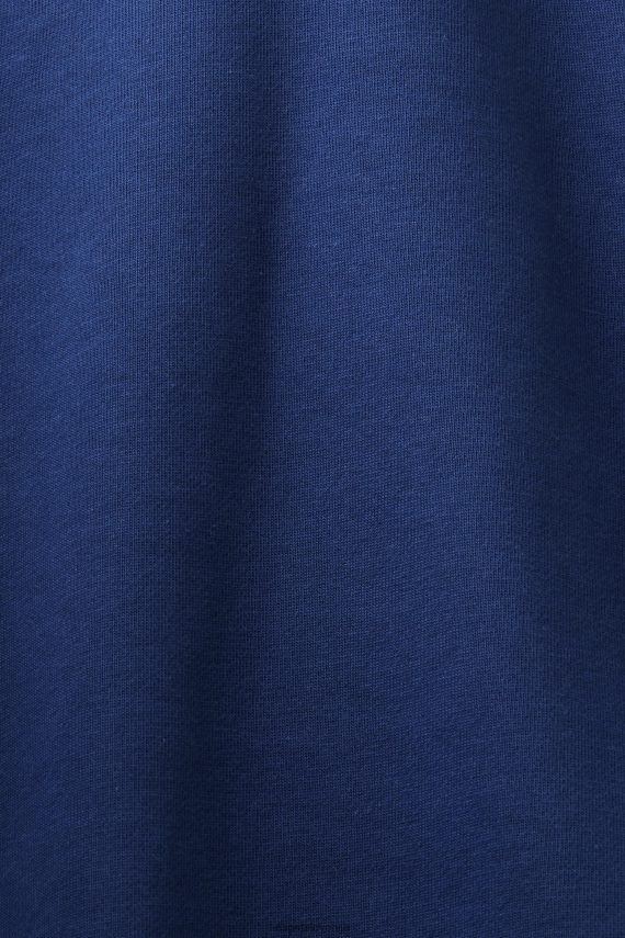 puloverji in puloverji s kapuco sl Esprit moški pulover s kapuco z logotipom na prsih črnilo 6X446641