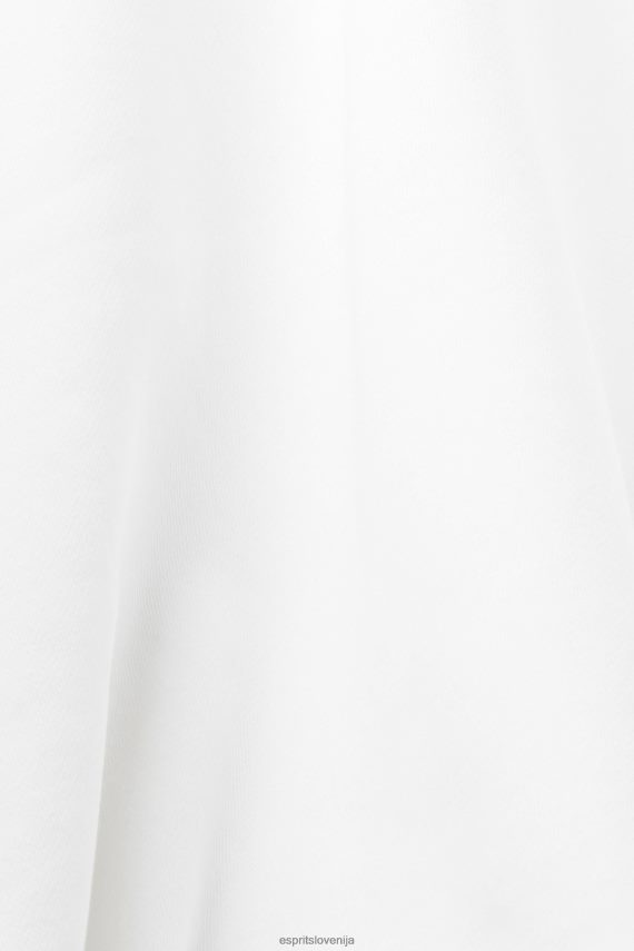 puloverji in puloverji s kapuco sl Esprit moški pulover s potiskom logotipa bela 6X446648