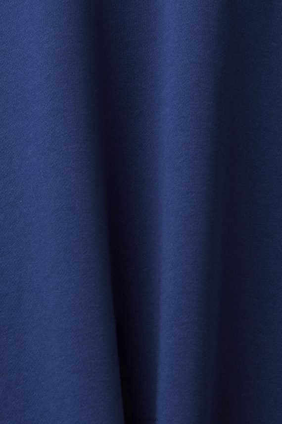 puloverji in puloverji s kapuco sl Esprit moški pulover s potiskom logotipa črnilo 6X446650