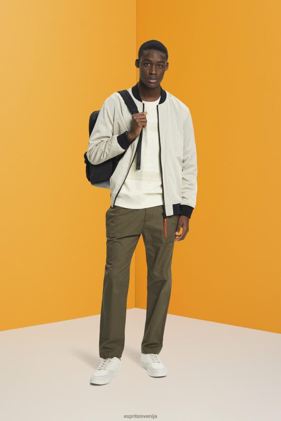 puloverji in puloverji s kapuco sl Esprit moški pulover s potiskom spredaj led 6X446711