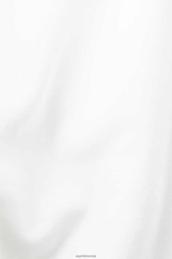 puloverji in puloverji s kapuco sl Esprit moški pulover z logotipom bela 6X446654