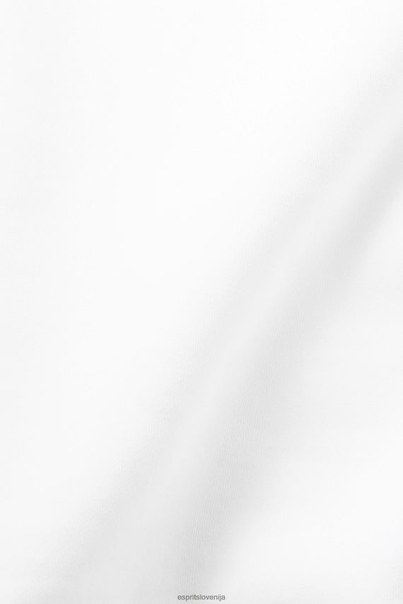 puloverji in puloverji s kapuco sl Esprit moški pulover z logotipom na hrbtu bela 6X446644