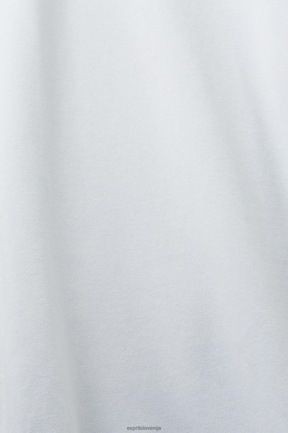 puloverji in puloverji s kapuco sl Esprit moški pulover z logotipom pastelno modra 6X446678