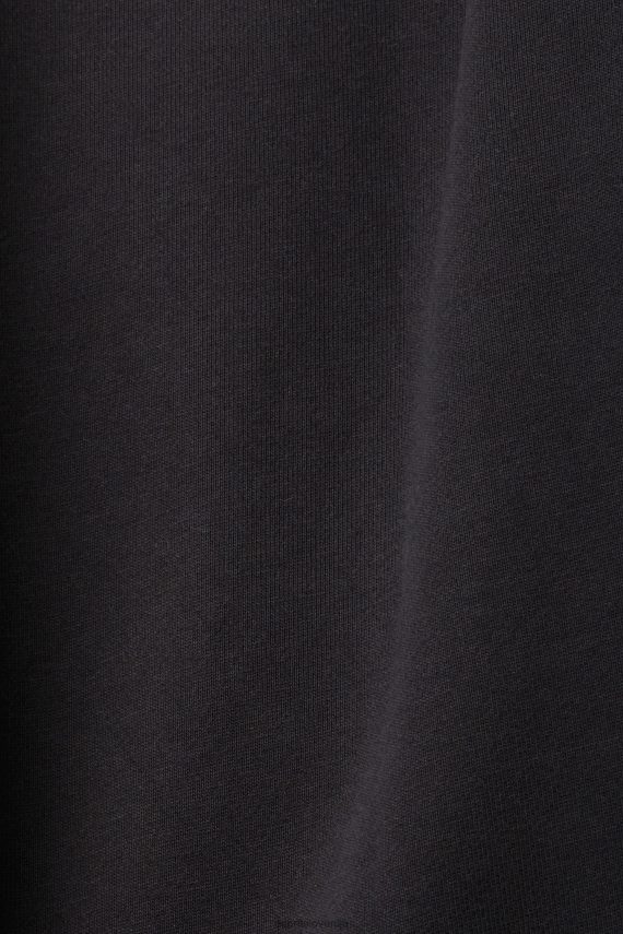 puloverji in puloverji s kapuco sl Esprit moški pulover z logotipom Črna 6X446653