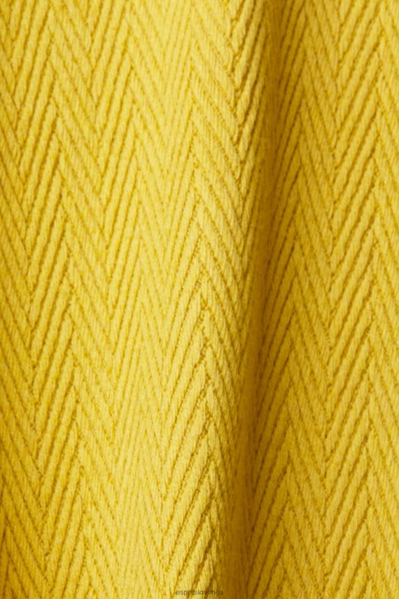 puloverji sl Esprit moški pulover z vzorcem ribje kosti prašno rumena 6X446830