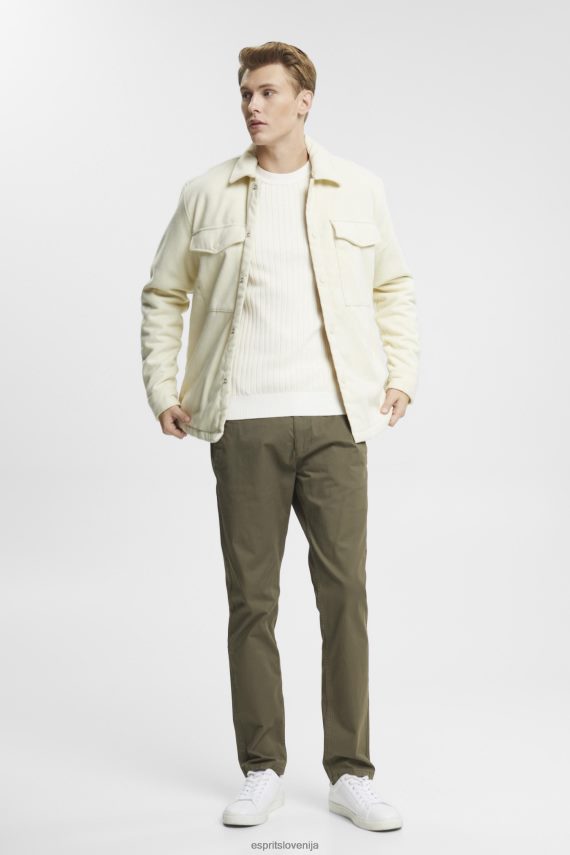 puloverji sl Esprit moški rebrasto pleten pulover led 6X446763