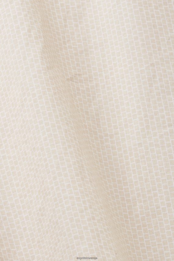srajce sl Esprit moški bombažna poplin majica pesek 6X446574