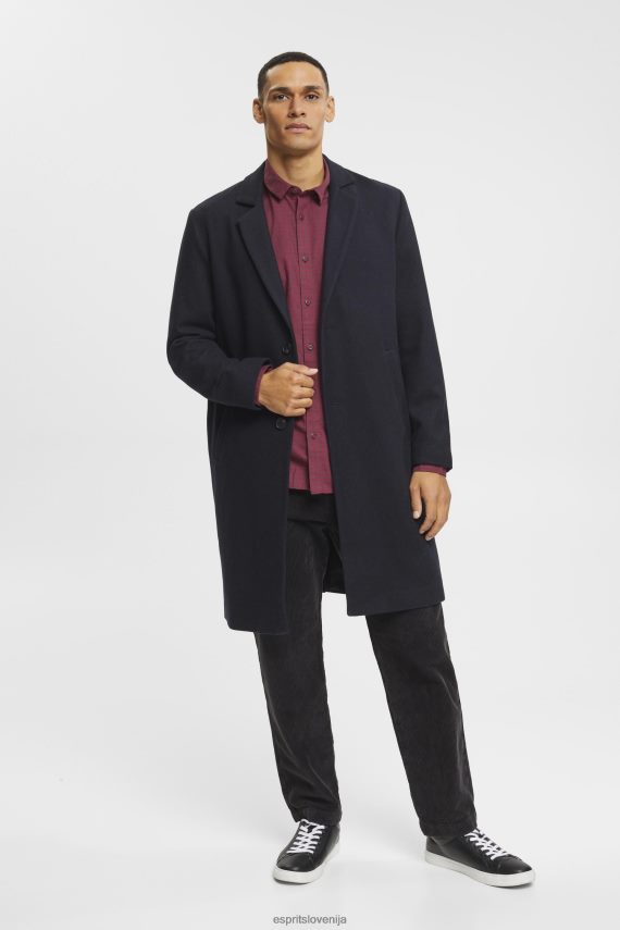 srajce sl Esprit moški karirasta ozka srajca bordojsko rdeča 6X446690