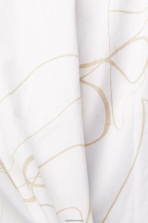 srajce sl Esprit moški majica z vzorcem bela 6X446909