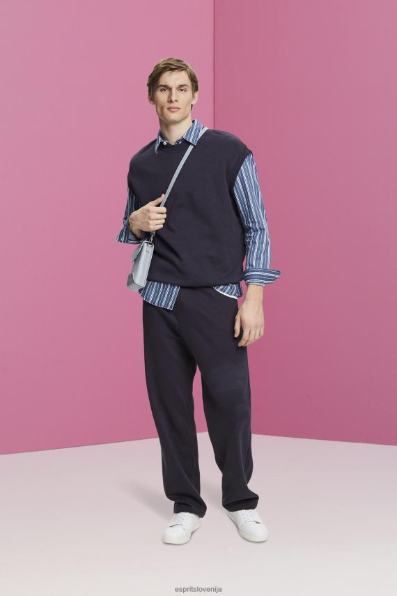 srajce sl Esprit moški ozka denim srajca s črtami led 6X446716