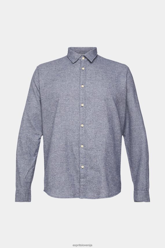 srajce sl Esprit moški ozka srajca mornarica 6X446701