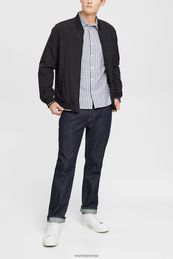 srajce sl Esprit moški črtasta srajca mornarica 6X446872