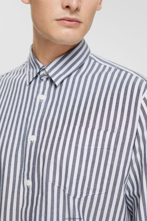 srajce sl Esprit moški črtasta srajca mornarica 6X446872