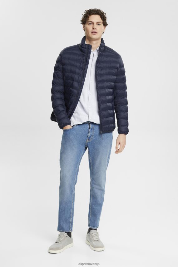 srajce sl Esprit moški črtasta srajca svetlo modra 6X446686