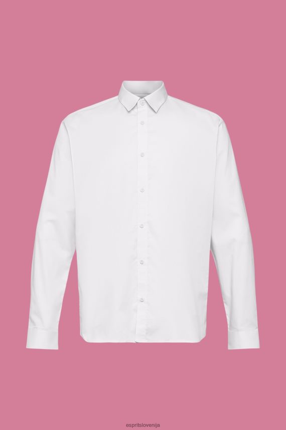 srajce sl Esprit moški trajnostna bombažna majica svetlo modra 6X446832