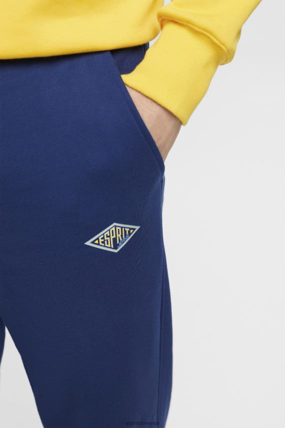 tekači sl Esprit moški joggerji s potiskom logotipa črnilo 6X446667