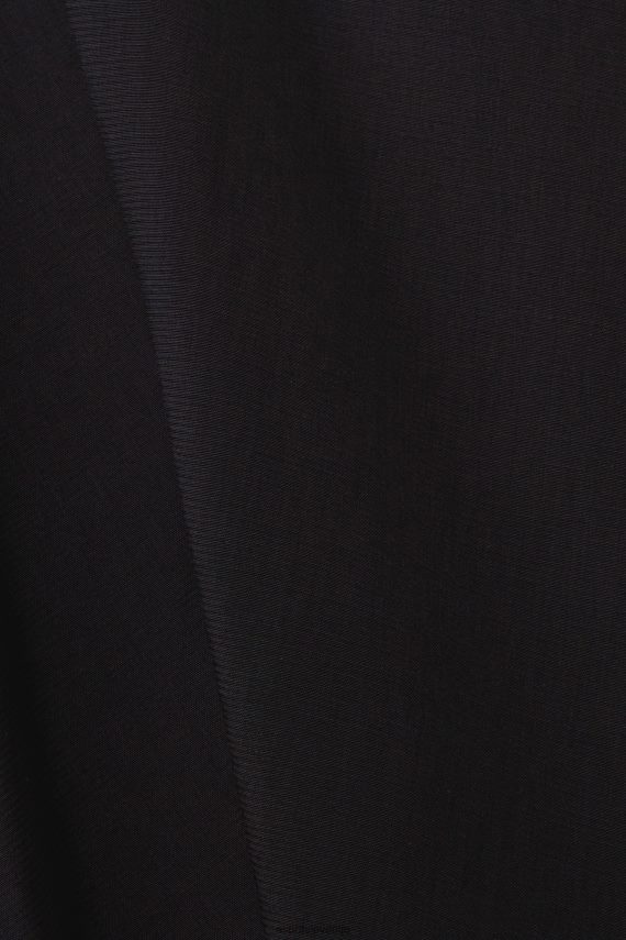 bluze sl Esprit ženske bluza z zadimljenimi detajli, lenzing ecovero Črna 6X446370