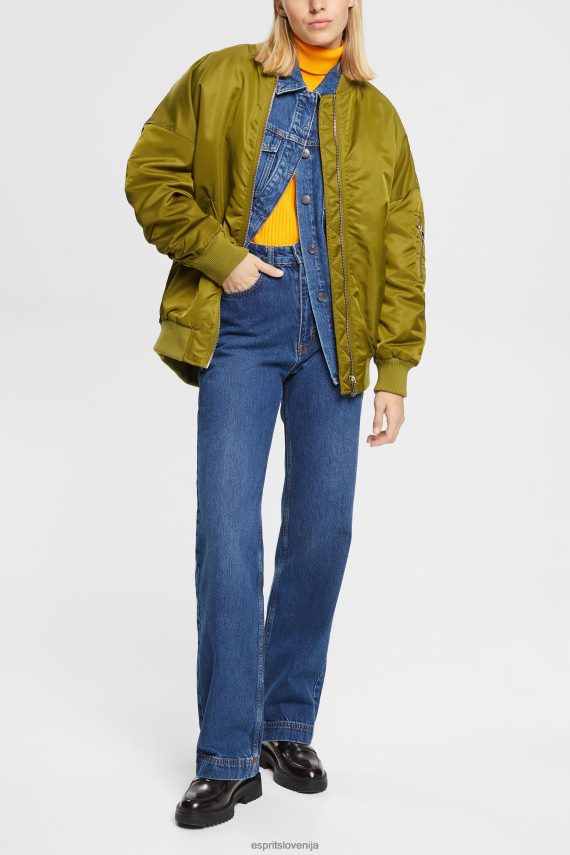 bluze sl Esprit ženske denim bluza modro srednje pranje 6X446396