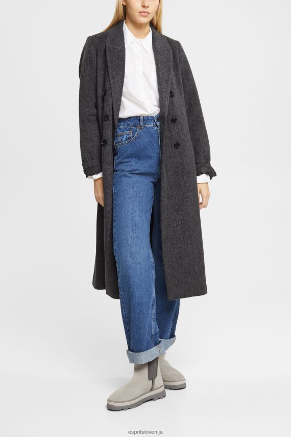 bluze sl Esprit ženske prevelika bela bombažna bluza bela 6X446406