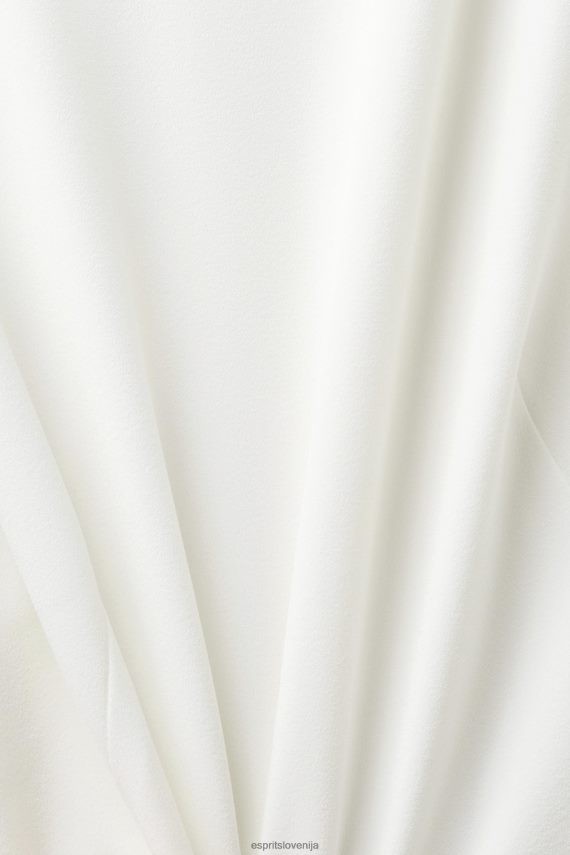 bluze sl Esprit ženske skrajšana bluza brez rokavov umazano bela 6X446308