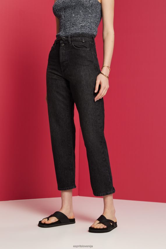denim sl Esprit ženske dad fit kavbojke siva srednje pranje 6X44687