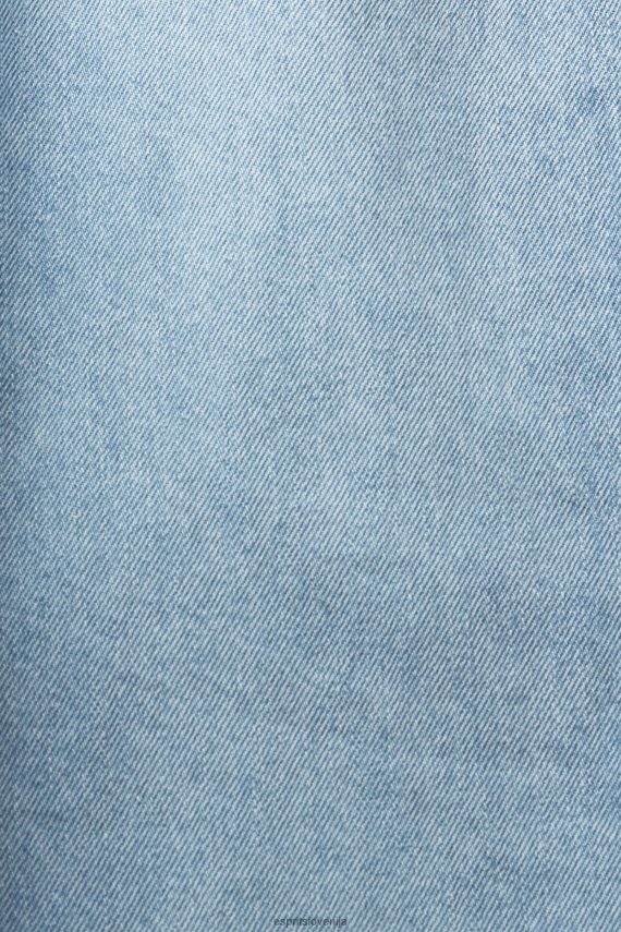 denim sl Esprit ženske visoke banana fit kavbojke pranje modre svetlobe 6X446321