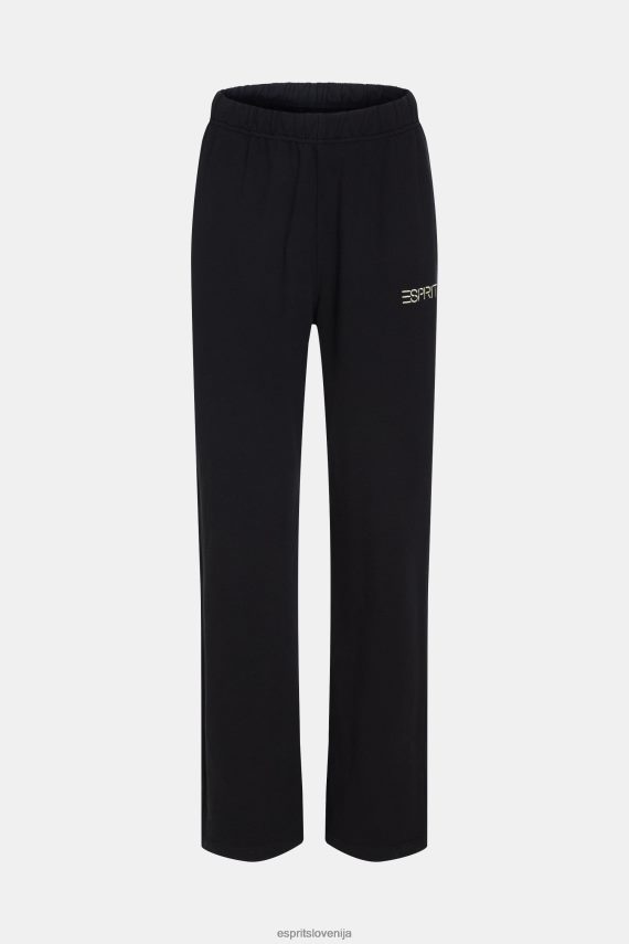 hlače in hlače sl ESPRIT x Rest & Recreation ženske kapsule trenirke Črna 6X446477