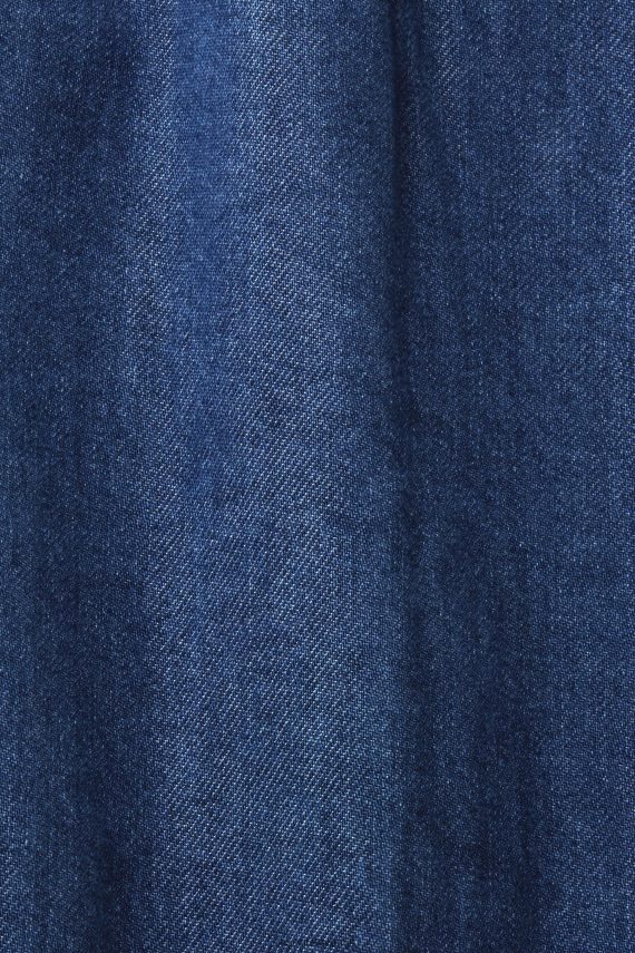 jakne sl Esprit ženske denim jakna s pasom za zavezovanje modro srednje pranje 6X446215