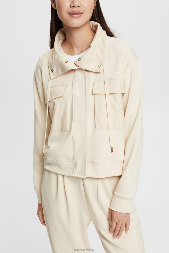 jakne sl Esprit ženske jakna s stoječim ovratnikom led 6X446560
