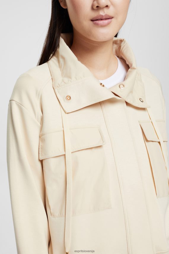 jakne sl Esprit ženske jakna s stoječim ovratnikom led 6X446560