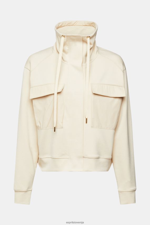 jakne sl Esprit ženske jakna s stoječim ovratnikom led 6X446560